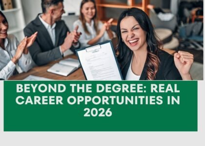 Beyond the Degree: Real Career Opportunities in 2026