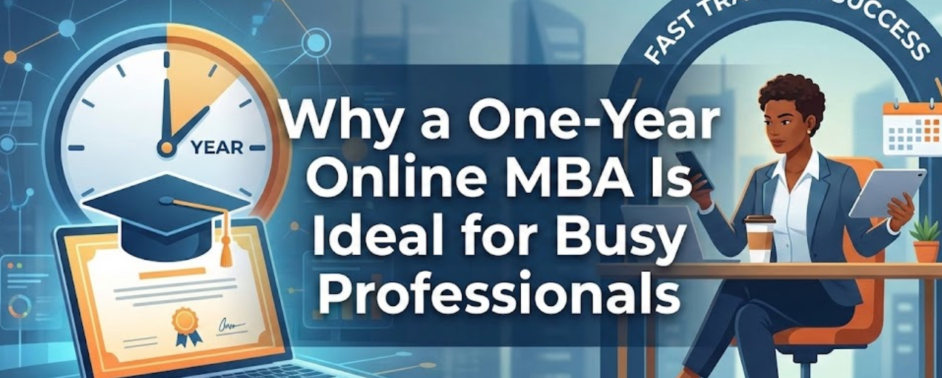 Why a One-Year Online MBA Is Ideal for Busy Professionals