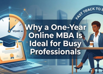Why a One-Year Online MBA Is Ideal for Busy Professionals