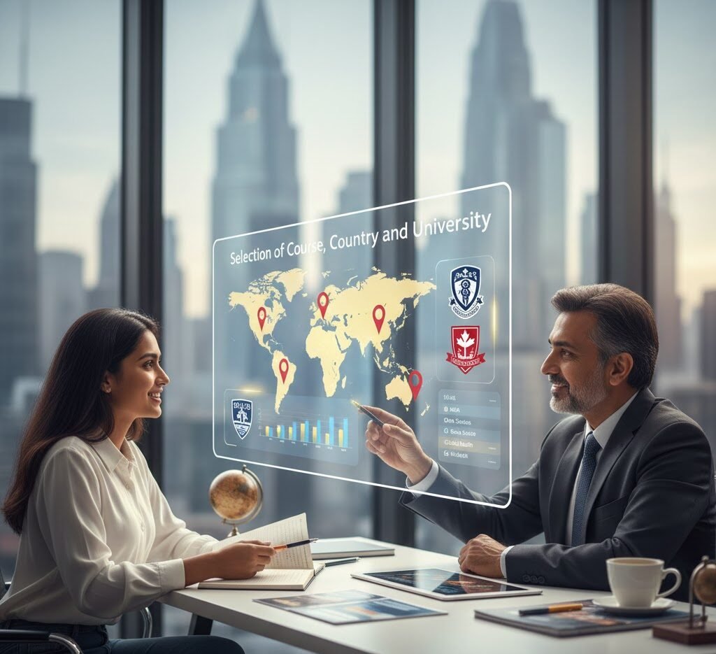 Selection of Course, Country and University