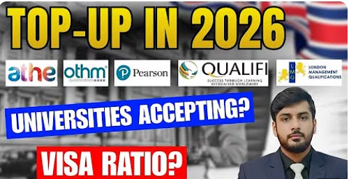 UK Top-Up Degree 2026 🇬🇧 | Visa Ratio, Diploma Awarding Bodies