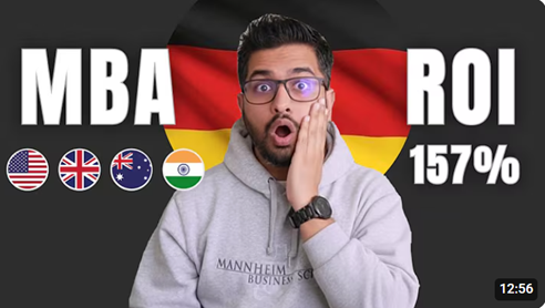 MBA - Germany vs UK vs USA vs Australia vs India. ROI SHOCKED Me 