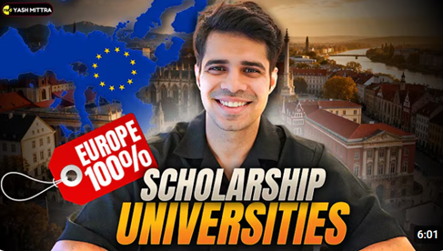 Universities in Europe offering 100% Scholarship to International Students