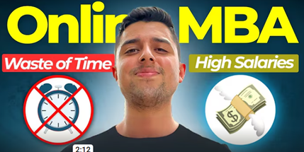 ONLINE MBA HIGH SALARIES OR WASTE OF TIME? Reality Check
