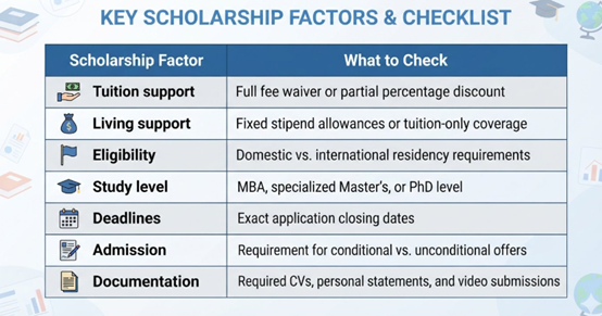 Compare Scholarship Coverage