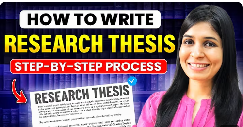 How to write a Research Thesis or Dissertation | Step-by-step process & AI tools
