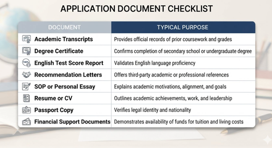 Documents Needed for US University Admissions