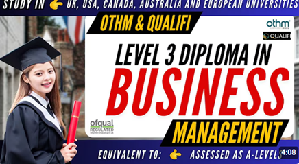 Study in UK, USA, Canada, Australia & Europe | Level 3 Diploma